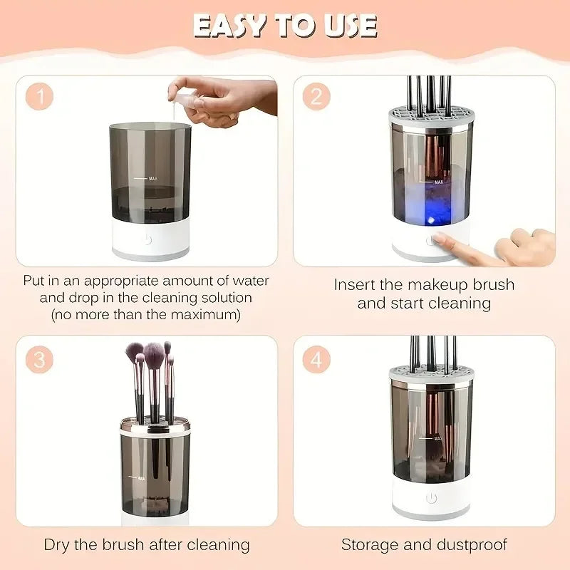 SparkleClean Makeup Brush Wizard