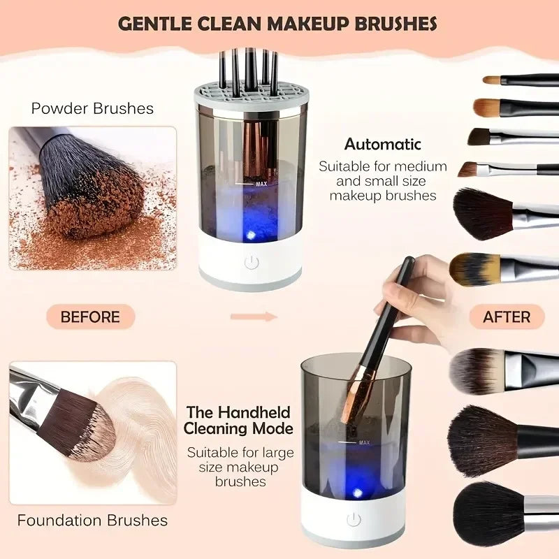 SparkleClean Makeup Brush Wizard